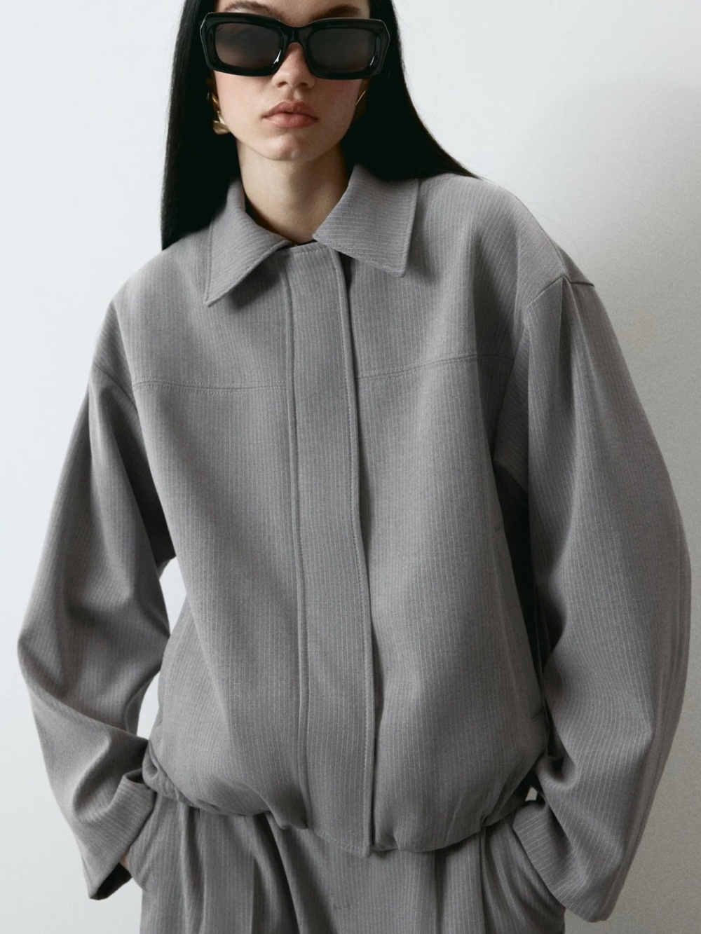 HM - bomber jacket with collar
